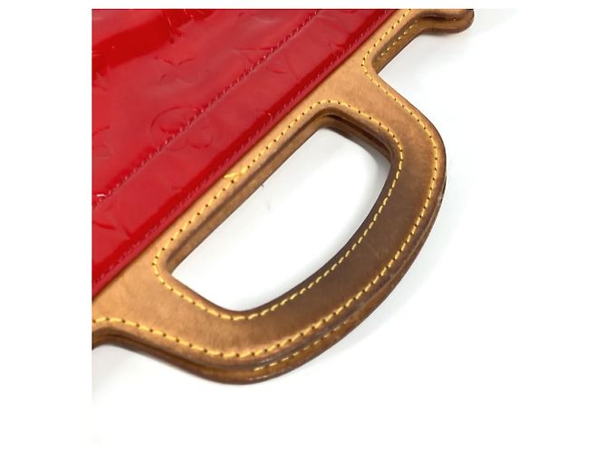 Borsa Stanton Monogram Vernis Louis Vuitton Rosso - vista 6