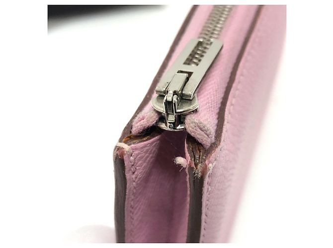 Hermès Hermes Remix Combine Duo Langbörse Pink Gelb - Ansicht 4