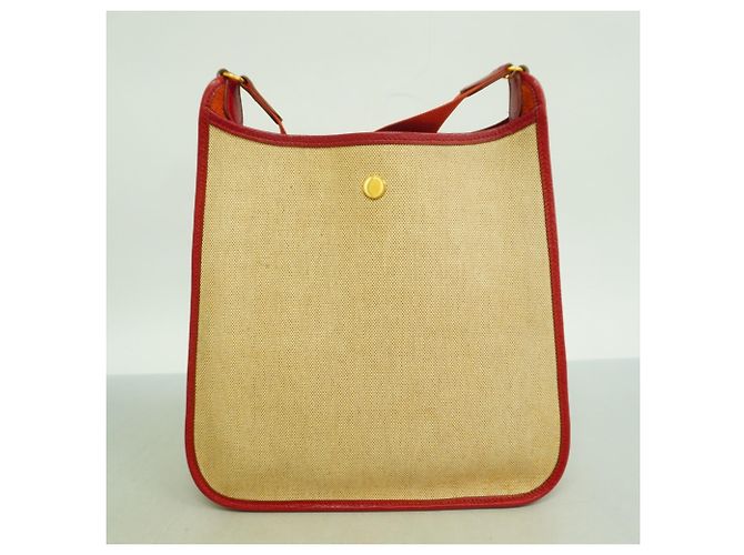 Hermès Borsa a spalla Hermes Vespa PM Tela H Rossa Rosso - vista 13
