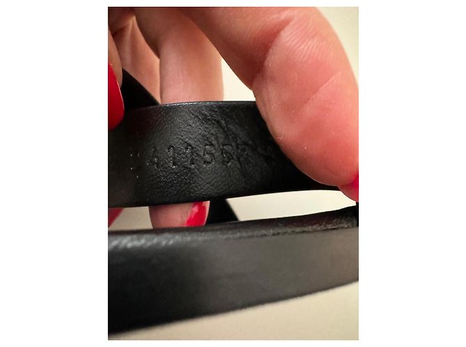 Sandali Hermès Ines in pelle nera Nero - vista 4