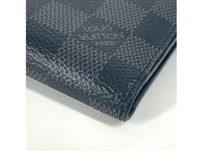 Louis Vuitton Damier Graphite Multiport Carte Compact Wallet Black - view 14