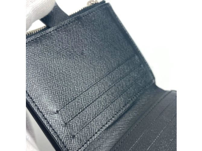 Louis Vuitton Damier Graphite Multiport Carte Compact Wallet Black - view 2