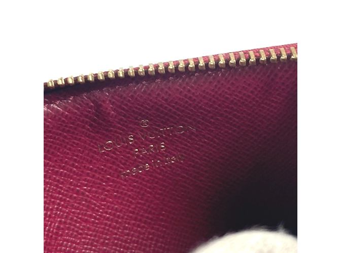 Monogramm Münzbörse Louis Vuitton Braun Lila - Ansicht 12