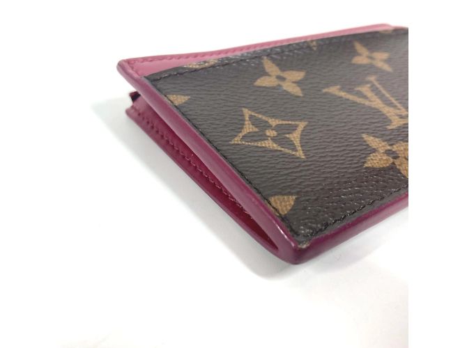 Monogramm Münzbörse Louis Vuitton Braun Lila - Ansicht 5