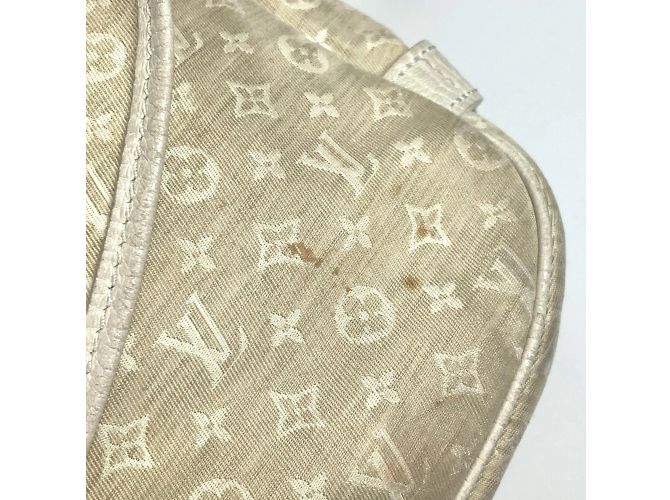 Borsa a Spalla Mini Lin Monogram Louis Vuitton Beige - vista 10