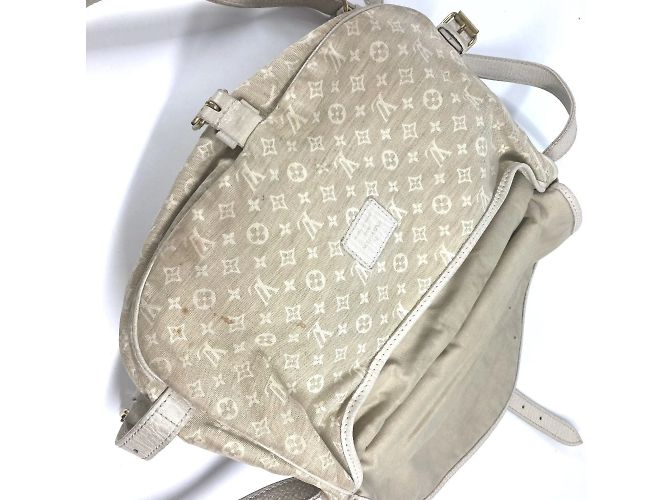 Borsa a Spalla Mini Lin Monogram Louis Vuitton Beige - vista 13