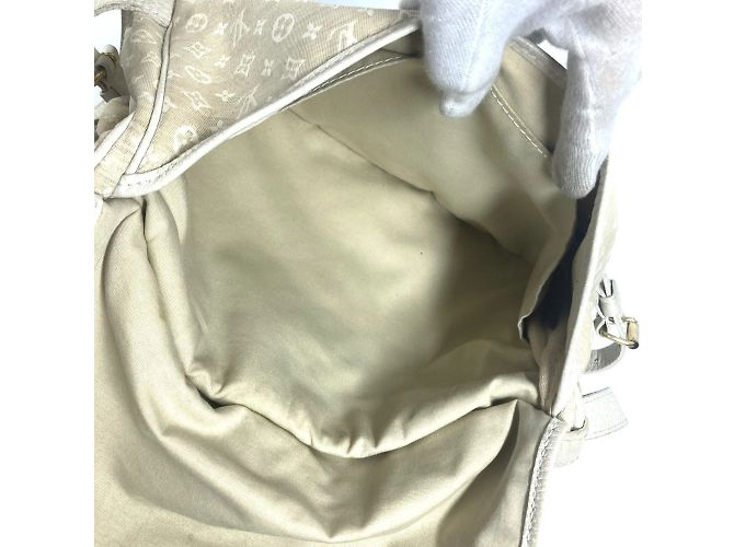 Borsa a Spalla Mini Lin Monogram Louis Vuitton Beige - vista 17