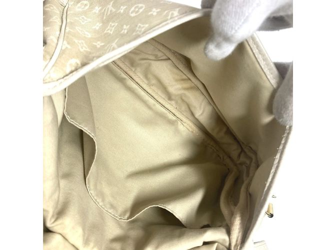 Borsa a Spalla Mini Lin Monogram Louis Vuitton Beige - vista 18