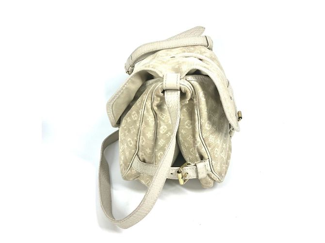 Borsa a Spalla Mini Lin Monogram Louis Vuitton Beige - vista 5