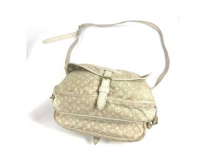 Borsa a Spalla Mini Lin Monogram Louis Vuitton Beige - vista 6