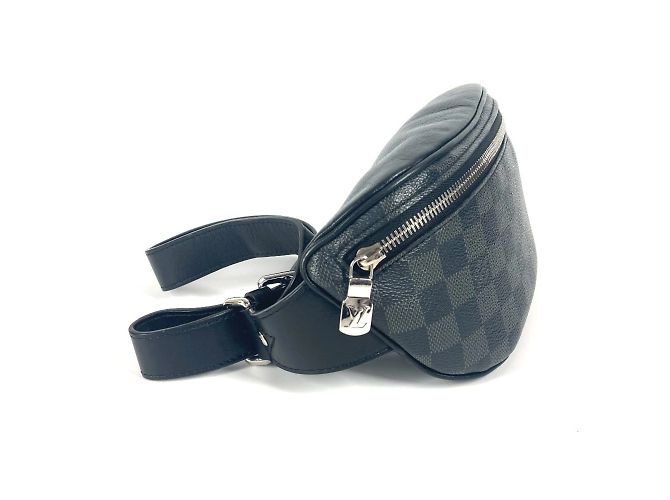 Borsa a Spalla Damier Graphite Louis Vuitton Nero - vista 3
