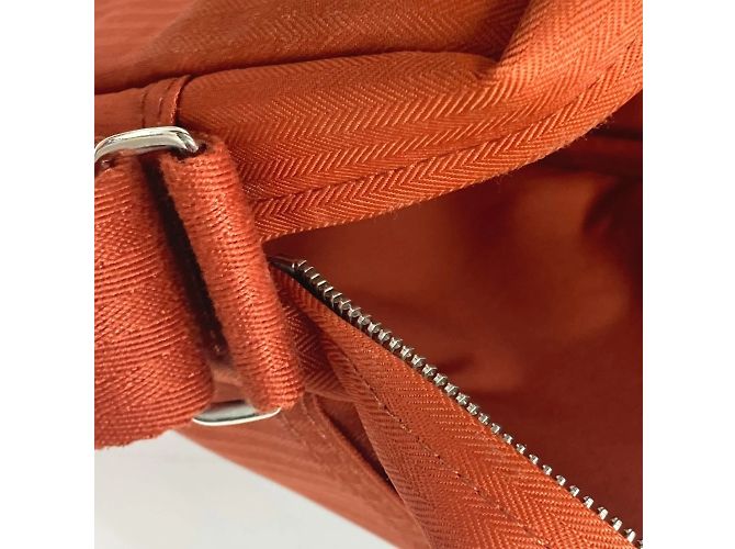 Borsa a Spalla Pochette Acapulco di Hermès Arancione - vista 11
