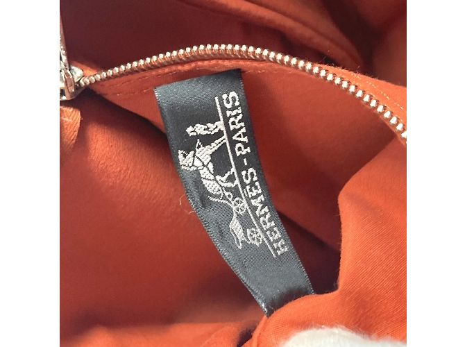 Borsa a Spalla Pochette Acapulco di Hermès Arancione - vista 15