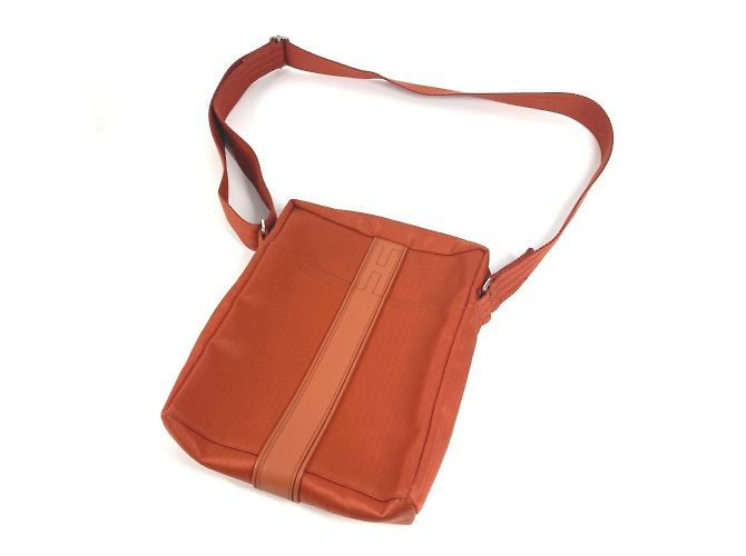 Borsa a Spalla Pochette Acapulco di Hermès Arancione - vista 8