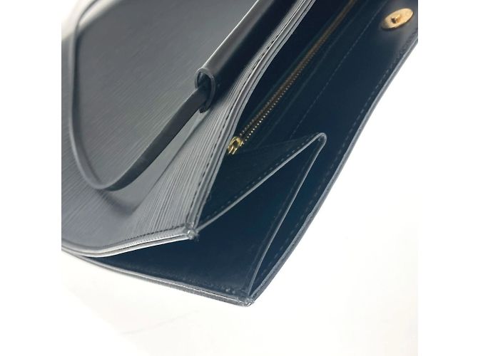 Borsa Tote Epi Saint-Tropez di Louis Vuitton Nero - vista 12