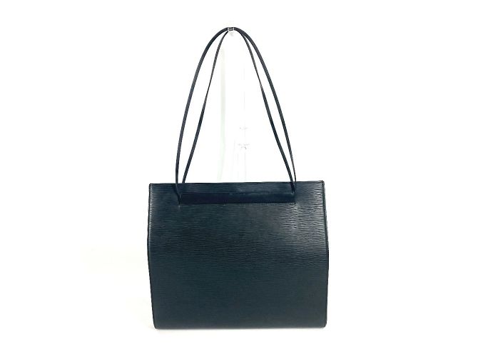 Borsa Tote Epi Saint-Tropez di Louis Vuitton Nero - vista 2
