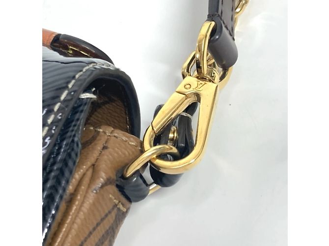 Mini Tasche Pochette Metis Monogram Reverse Louis Vuitton Braun Schwarz - Ansicht 10