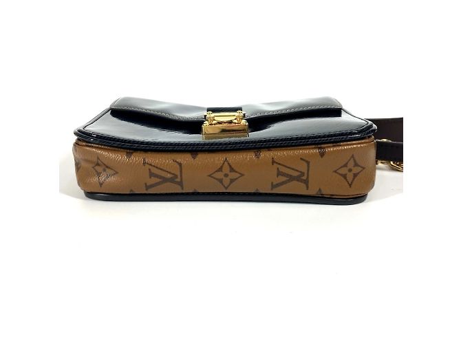 Mini Tasche Pochette Metis Monogram Reverse Louis Vuitton Braun Schwarz - Ansicht 3