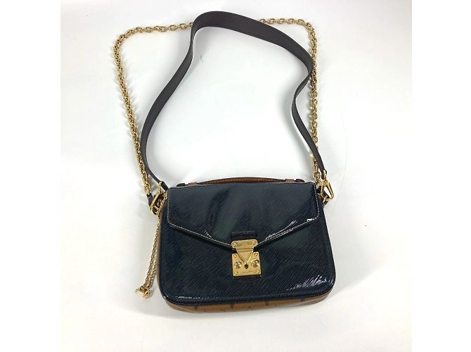 Mini Tasche Pochette Metis Monogram Reverse Louis Vuitton Braun Schwarz - Ansicht 7