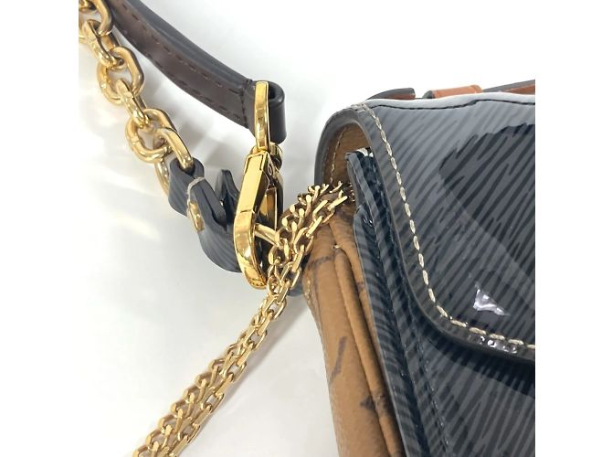 Mini Tasche Pochette Metis Monogram Reverse Louis Vuitton Braun Schwarz - Ansicht 8