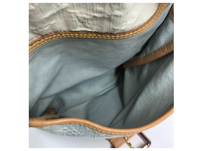 Louis Vuitton Monogram Denim Gradient Sunburst PM Tasche Pink Blau - Ansicht 8