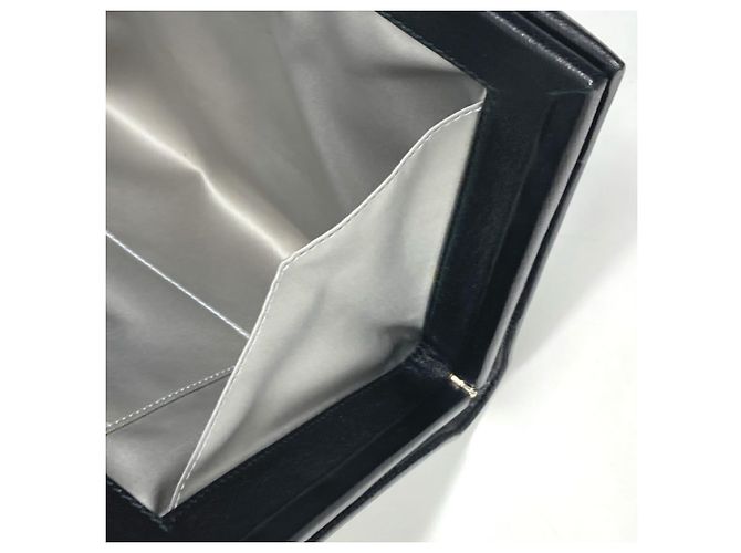 Salvatore Ferragamo Gancini Clutch Bag Black - view 14