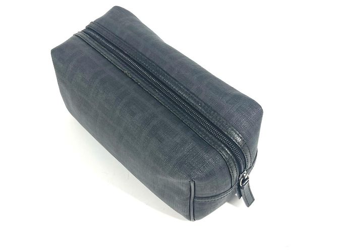 Fendi Zucca Logo Pouch Black - view 11