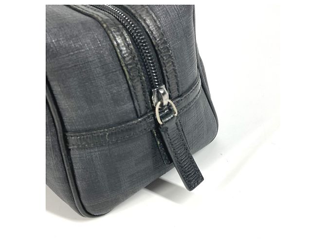 Fendi Zucca Logo Pouch Black - view 5