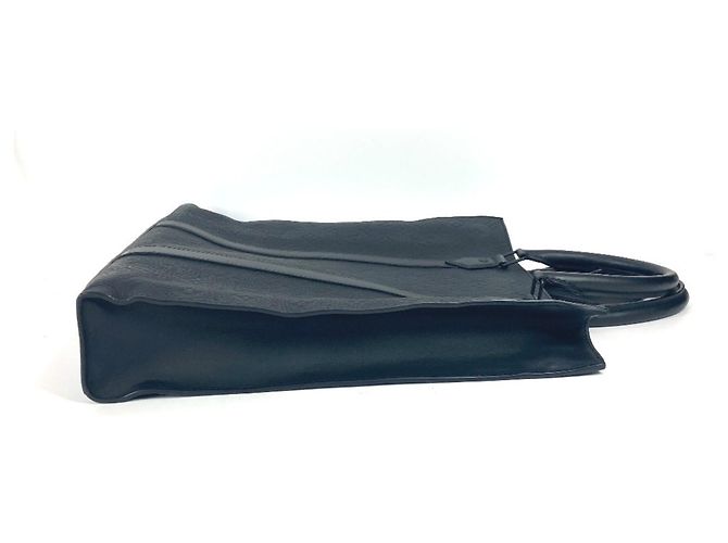 Borsa Tote Sac Plat in Taurillon Monogram Louis Vuitton Nero - vista 4