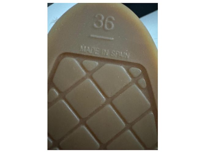 Chanel Espadrilles Weiß Stoff Größe 36 - Ansicht 8