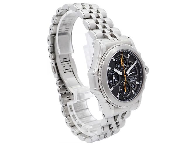 Seiko Credor 6S77-0A10 Black Dial Men's Watch - view 4