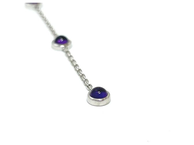Collana Accessorio in Ametista GUCCI K18WG Argento - vista 2
