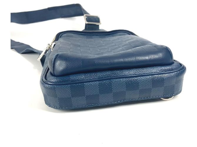 Borsa a tracolla Damier Squared Avenue di Louis Vuitton Blu navy - vista 10