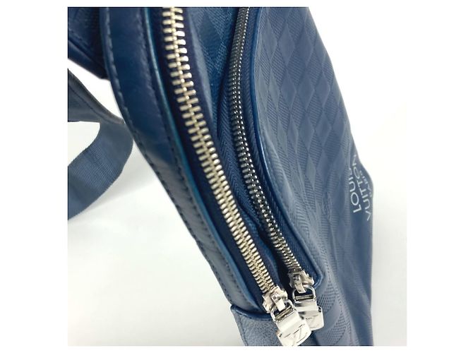Borsa a tracolla Damier Squared Avenue di Louis Vuitton Blu navy - vista 5