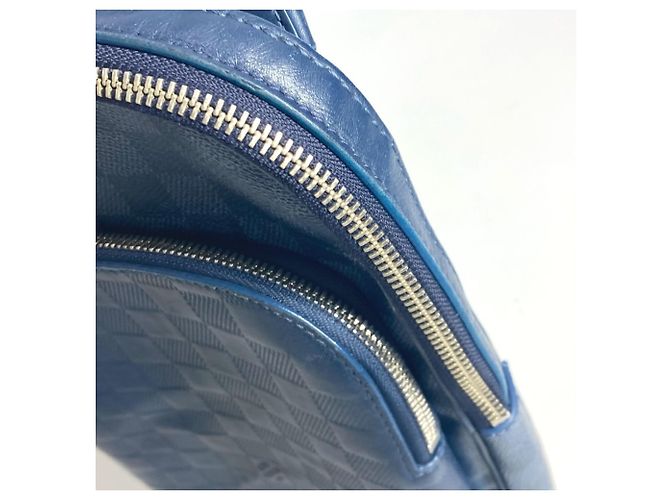 Borsa a tracolla Damier Squared Avenue di Louis Vuitton Blu navy - vista 6