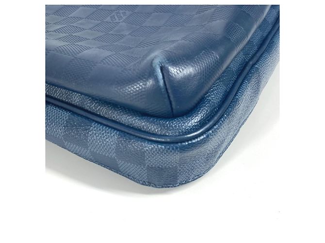 Borsa a tracolla Damier Squared Avenue di Louis Vuitton Blu navy - vista 9