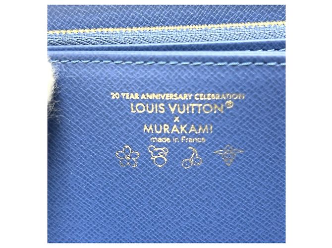 Cartera Zippy de denim Monogram Louis Vuitton Azul - vista 10