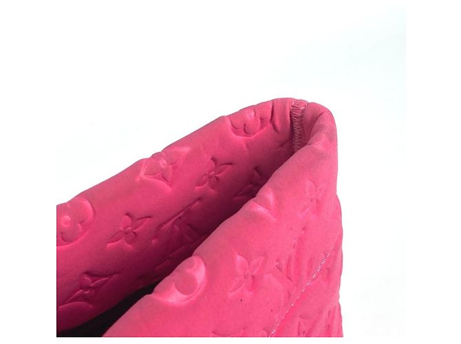 Borsa tote Scuba MM della linea Cruise di Louis Vuitton M92802 Nero Rosa - vista 11