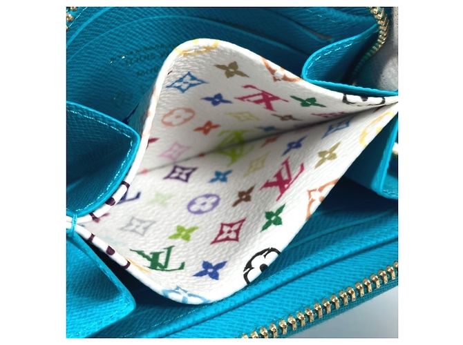Monedero con cremallera Epi Louis Vuitton Azul - vista 14