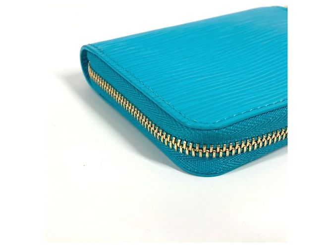 Monedero con cremallera Epi Louis Vuitton Azul - vista 5
