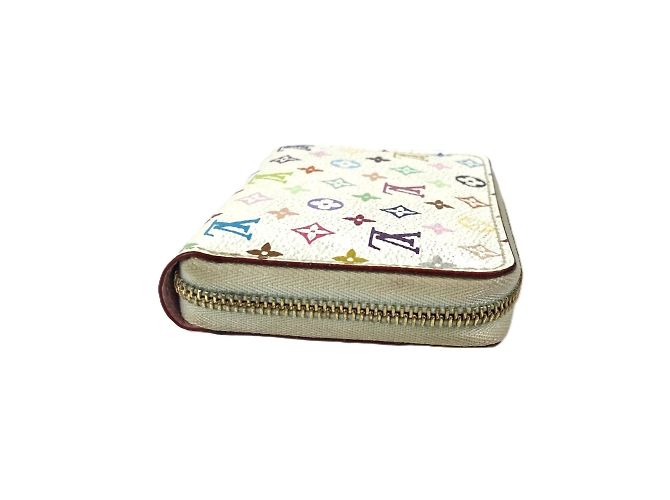 Louis Vuitton Monogram Multicolore Coin Purse Pink White - view 3