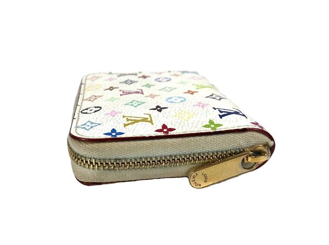 Louis Vuitton Monogram Multicolore Coin Purse Pink White - view 4