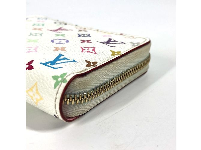 Louis Vuitton Monogram Multicolore Coin Purse Pink White - view 6