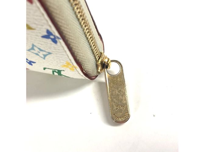 Louis Vuitton Monogram Multicolore Coin Purse Pink White - view 9