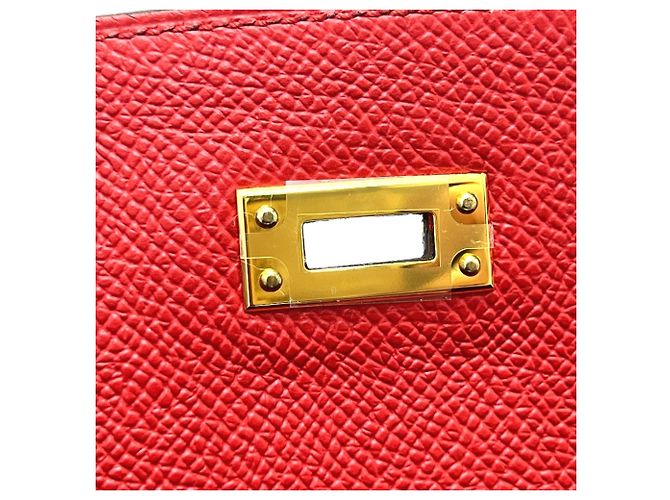 Hermès Borsa Hermes Kelly 25 Rosso - vista 16