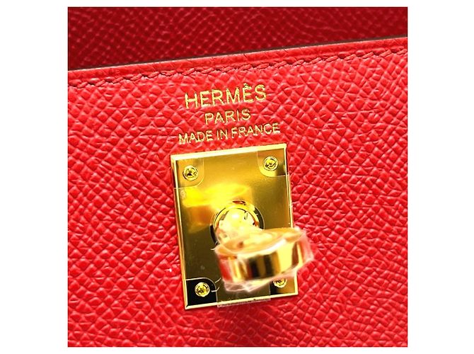 Hermès Borsa Hermes Kelly 25 Rosso - vista 17