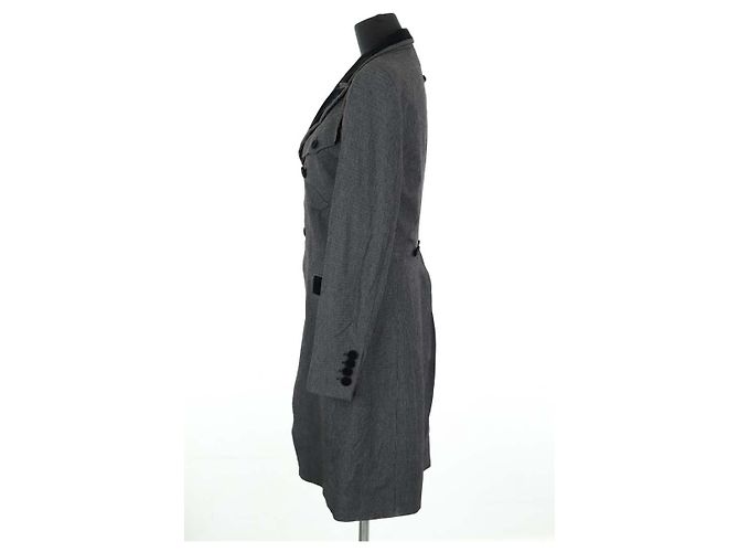 Jean Paul Gaultier Grau Mantel - Ansicht 3