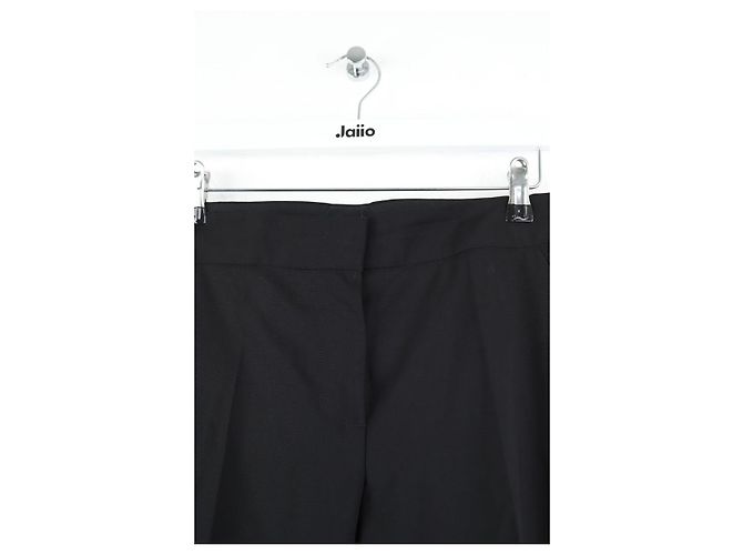 Louis Vuitton Pantalones rectos de lana Negro - vista 2