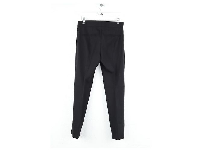 Louis Vuitton Pantalones rectos de lana Negro - vista 3