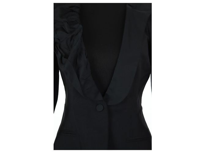 Louis Vuitton Blazer de lana Negro - vista 2